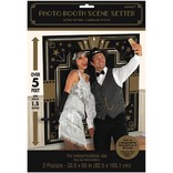 Glitz & Glam Photo Booth Scene Setter®s          Contains: 2 Plastic Pieces: 65" x 32 1/2" Combined to 65" x 65" 2 in a package