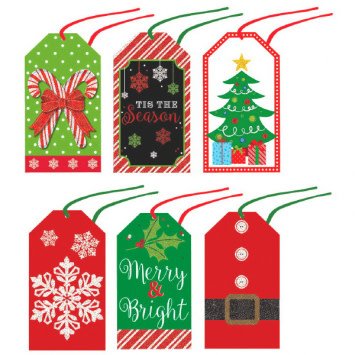 Modern Tape-on Paper Tags-36ct