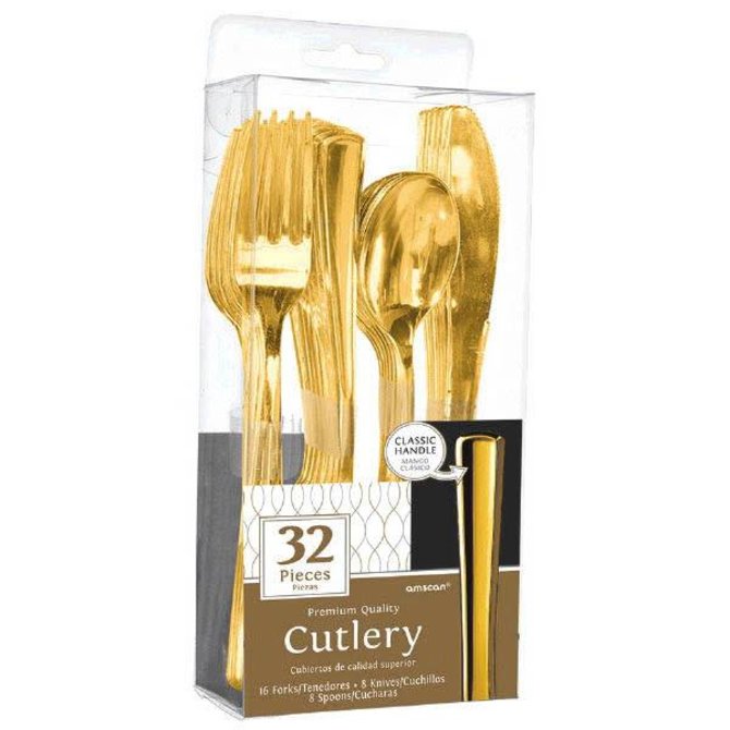 Premium Cutlery Asst. - Gold 32ct