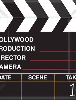 Hollywood Director's Cut Square Plates, 10" 18ct