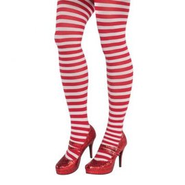 Candy Stripe Stockings - Adult Plus