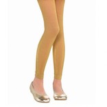 Gold Footless Tights - Child