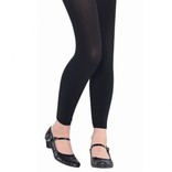 Black Footless Tights - Child