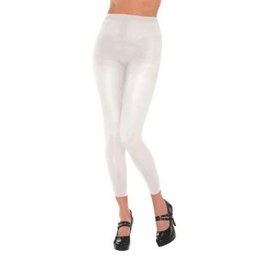 White Footless Tights-Adult