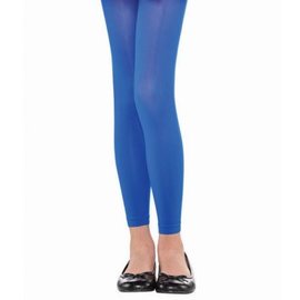 Blue Footless Tights - Child