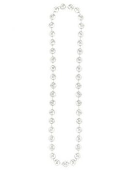 Silver Jumbo Bead Necklace