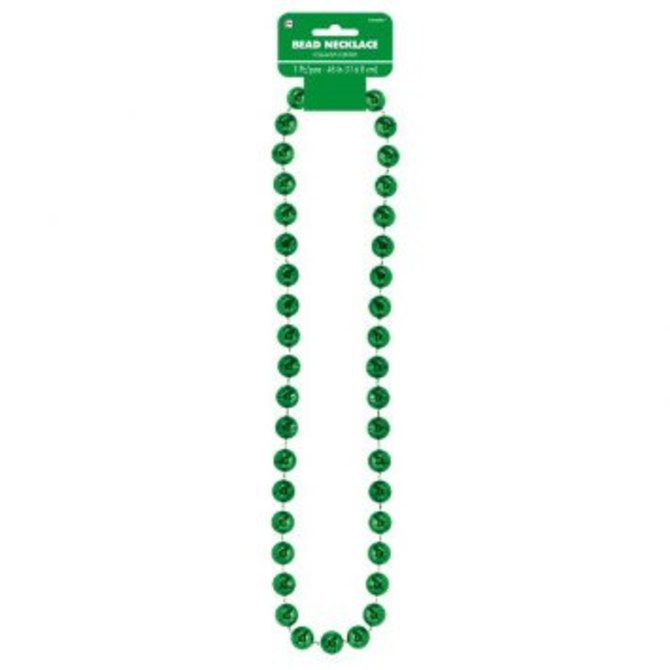 Green Jumbo Bead Necklace