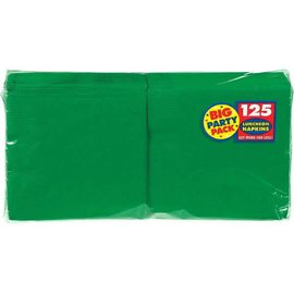 Festive Green Big Party Pack Luncheon Napkins 125ct
