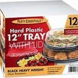 Combo Pack 12" Tray & Lid  12pk
