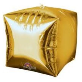 Cubez Gold Balloon, 15"