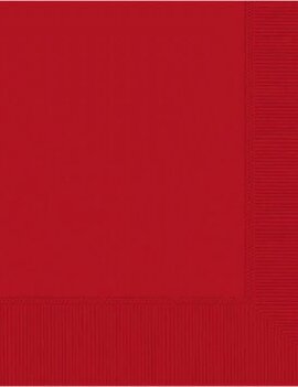 Apple Red 2-Ply Luncheon Napkins