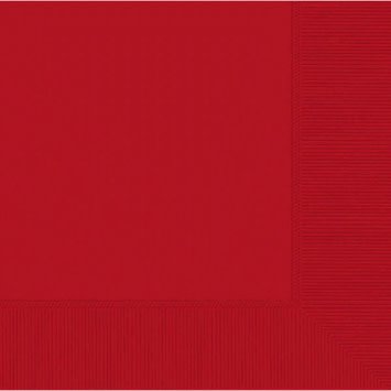 Apple Red 2-Ply Luncheon Napkins