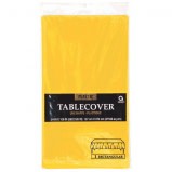 Yellow Sunshine Rectangular Plastic Table Cover, 54" x 108"