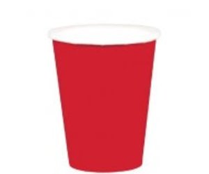 red paper cups