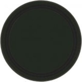 Jet Black Paper Plates, 7" 20ct