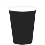 Jet Black Paper Cups, 9oz.