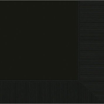Jet Black 2-Ply Beverage Napkins