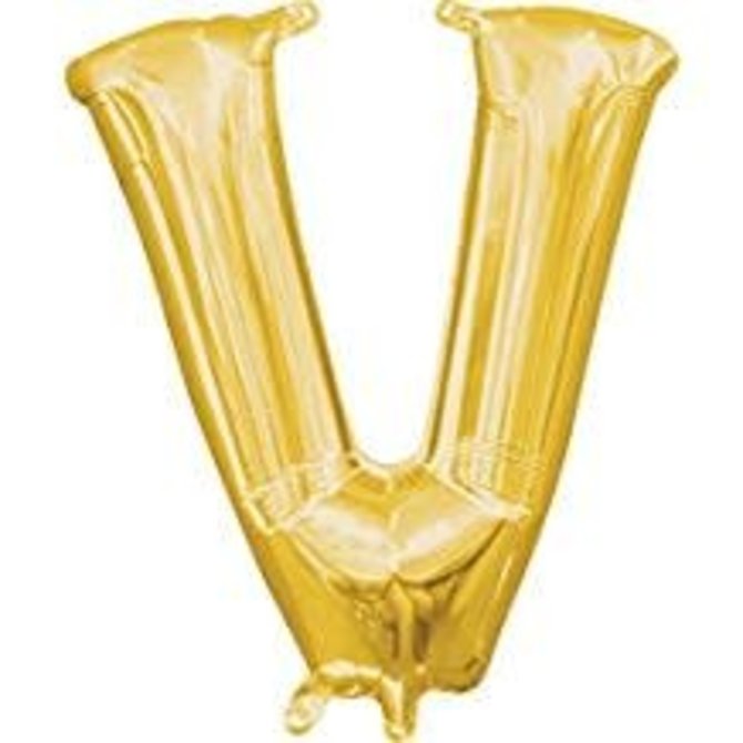 16" Letter V - Gold