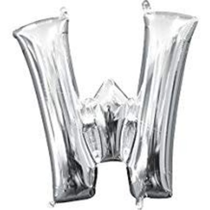 16" Letter W - Silver