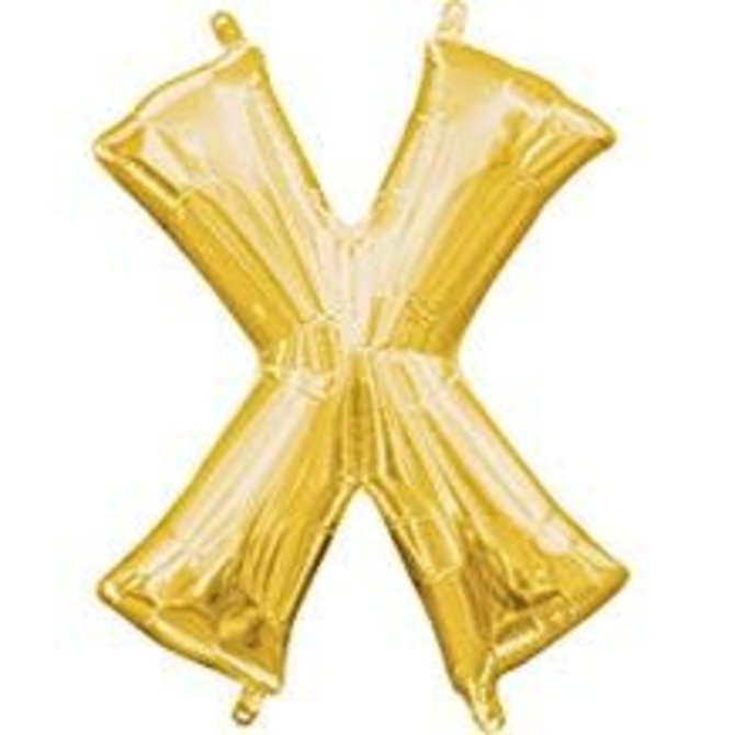 16" Letter X - Gold