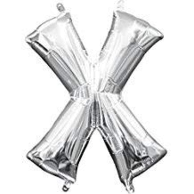 16" Letter X - Silver