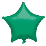 Green Star Balloon, 19"