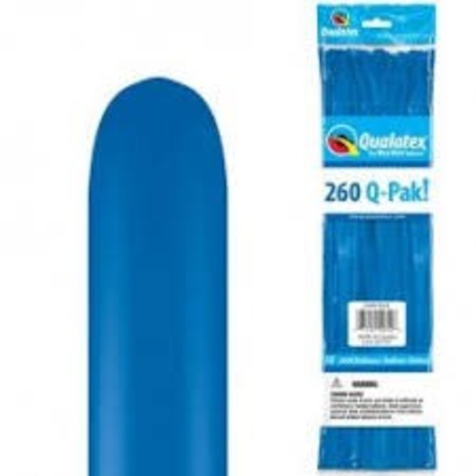 Dark Blue 260 Q-Pak Balloons, Packaged, 50ct