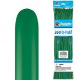 Green 260 Q-Pak Balloons, Packaged 50ct