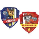 Paw Patrol Chase/Marhsall Balloon, 27"