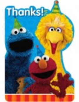 Sesame Street® Postcard Thank You Cards 8ct