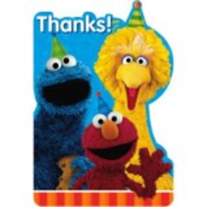 Sesame Street® Postcard Thank You Cards 8ct