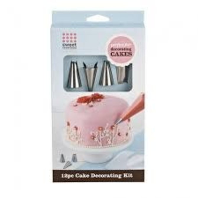 12 Piece Cake Decorating Kit POP Party Supply