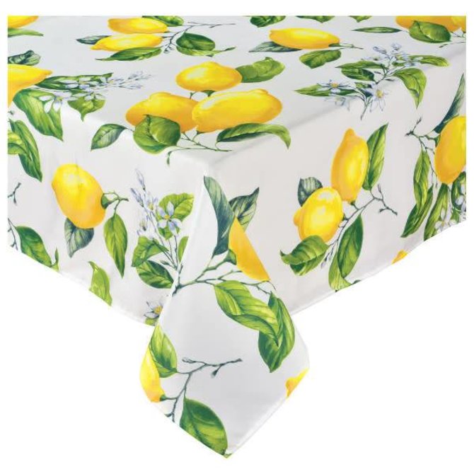 Lemons Fabric Tablecover