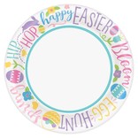 Hoppy Easter Round Plates