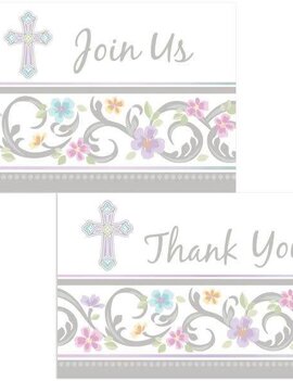 Blessed Day Invite & Thank You Card Set