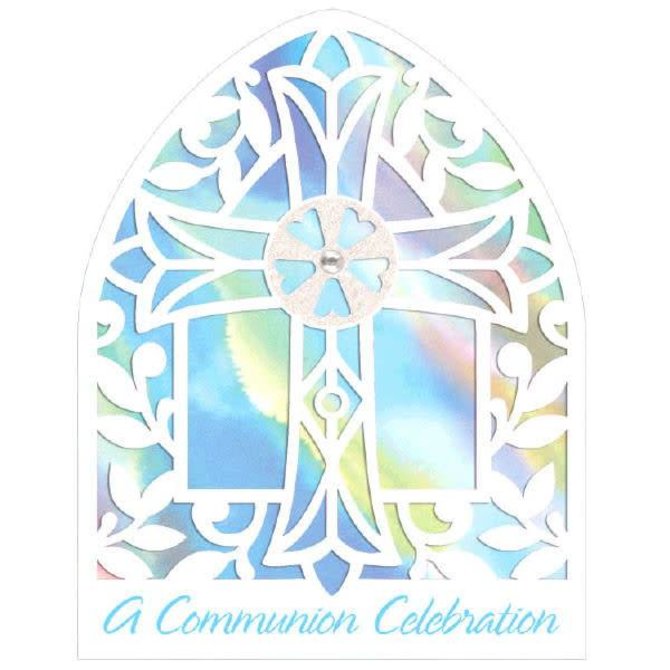 Communion Blue Large Novelty Invitations