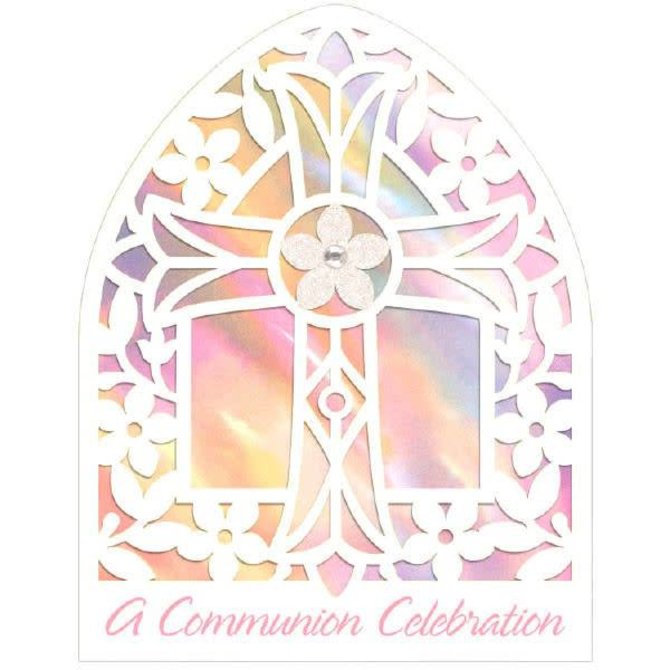 Communion Pink Large Novelty Invitations