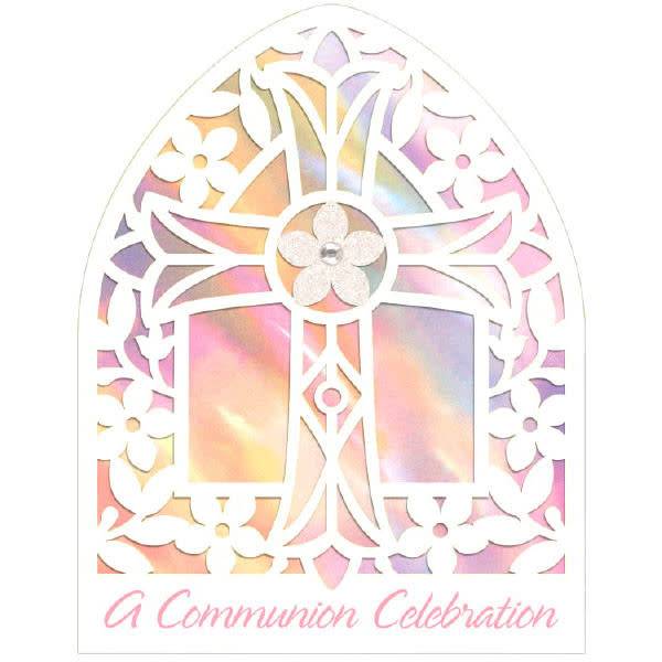 Communion Pink Large Novelty Invitations