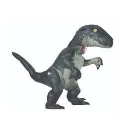 Adult Jurassic World: Fallen Kingdom Velociraptor 'Blue' Inflatable Costume with Sound