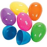 Jumbo Easter Treat Containers, Bright Colors- 16ct