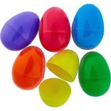 Jumbo Easter Treat Containers, Bright Colors- 6ct