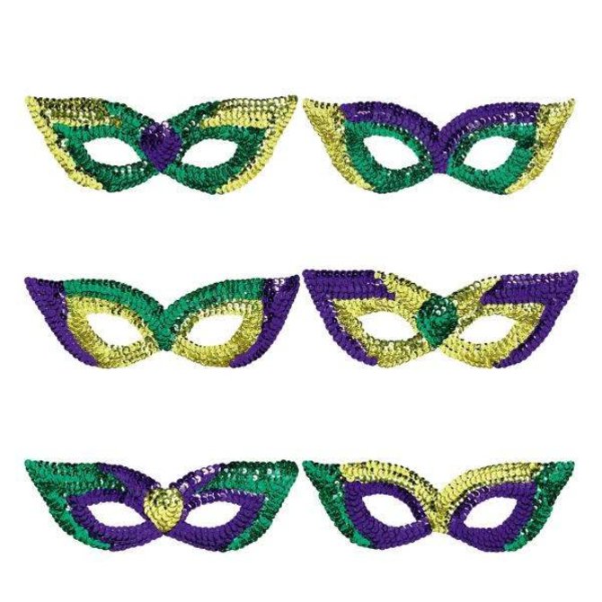  Hanging Mardi Gras - Outdoor Hanging Decor - Masquerade Party  Decorations - 10 Pieces : Toys & Games