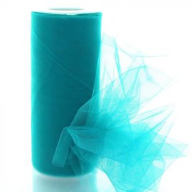 Tulle- Teal 6" X 25YD