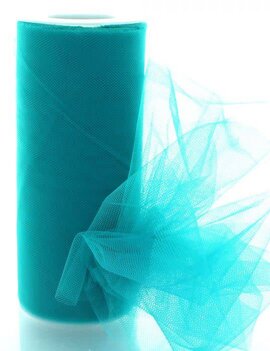 Tulle- Teal 6" X 25YD