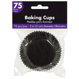 Cupcake Cases - Black 75ct