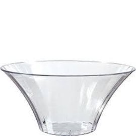 Clear Flared Bowl, Medium