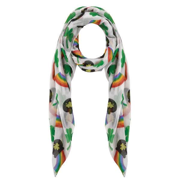 Rainbows & Shamrocks Scarf