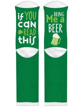 St.Patrick's Day Bring Me A Beer Socks