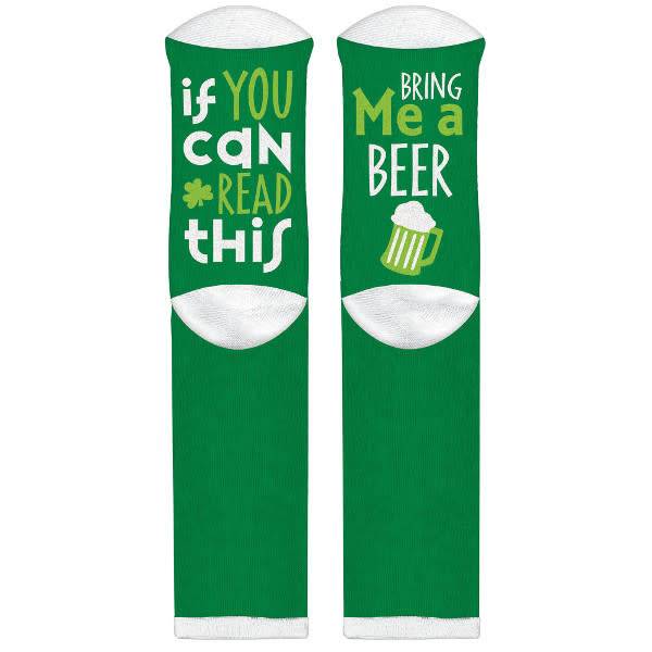 St.Patrick's Day Bring Me A Beer Socks