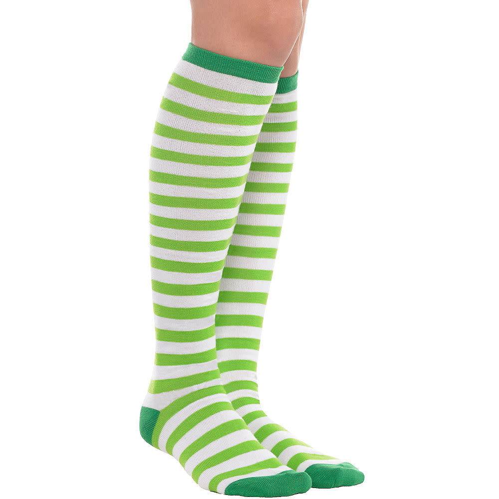 St. Patrick's Day Knee High Socks ‑ Striped